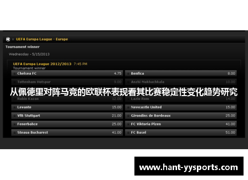 从佩德里对阵马竞的欧联杯表现看其比赛稳定性变化趋势研究
